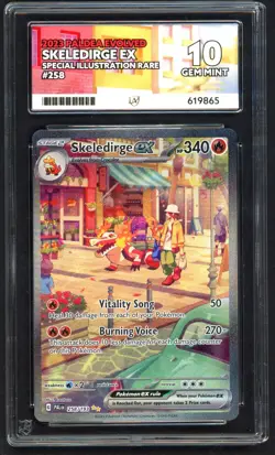 Pokemon Card - ACE 10 Skeledirge EX 258/193 - Paldea Evolved SIR - GEM MINT - Image 1