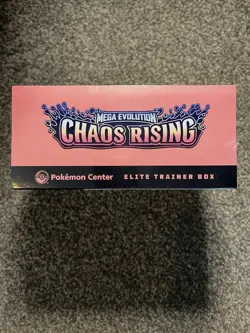 Pokemon TCG Chaos Rising Pokemon Center ETB (New & Sealed) SMALL TEAR - Image 5