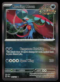 Roaring Moon 065/131 Holo Rare Prismatic Evolutions Pokemon Holo Near Mint - Image 1