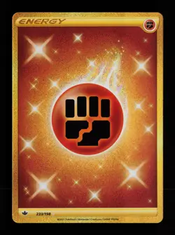 Fighting Energy 233/198 Secret Rare Chilling Reign Pokemon Cards - Image 1