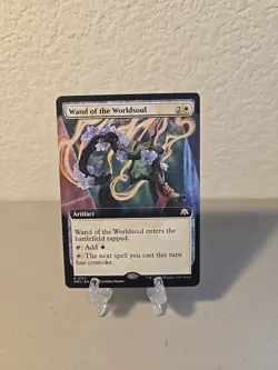 MTG Wand Of The Worldsoul Extended Art LP Commander March Of The Machine - Image 1