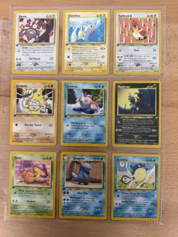 Pokemon Complete 1st Edition Common Neo Revelation Set 20 Cards NM/M - Image 4