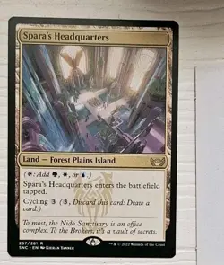 MTG 3-Color Land Triome Spara's Headquarters Commander EDH Magic: The Gathering - Image 1