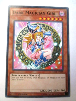 Yugioh! Dark Magician Girl Led6-En000 Common 1st Edition Near Mint!! - Image 1
