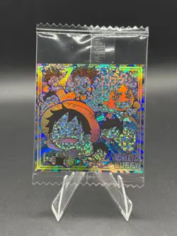 Monkey D. Luffy SW10-01 USGR Wafer Sticker Sealed Japanese One Piece Near Mint - Image 1