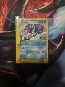 SWIRL 💫🌀 Suicune H25/H32 Holo Aquapolis - Pokemon Card - LP - MP - Image 1
