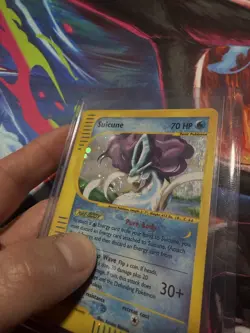 SWIRL 💫🌀 Suicune H25/H32 Holo Aquapolis - Pokemon Card - LP - MP - Image 2