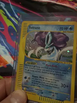 SWIRL 💫🌀 Suicune H25/H32 Holo Aquapolis - Pokemon Card - LP - MP - Image 3