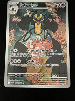 Cofagrigus 123/086 Sv: White Flare Holo - Pokemon TCG Card - Image 1