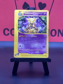 Alakazam 33/165 Expedition Pokemon TCG Base Set Regular Non Holo Rare Card HP - Image 2