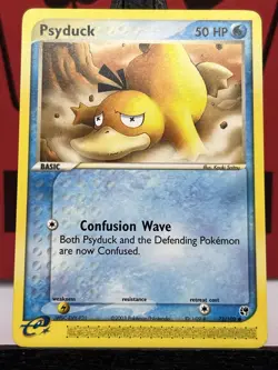 Psyduck 73/100 Sandstorm Non Holo Pokemon Card - Image 3