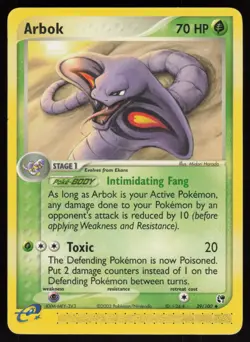 E-Reader Arbok 29/100 Sandstorm Midori Harada Pokemon TCG Card - Image 1