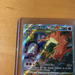Pokemon TCG Charizard VSTAR SWSH262 Holo Promo Card Near Mint Condition - Image 5