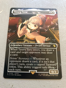 Mtg Magic Final Fantasy FFXIV Tataru Taru Eng Chocobo Track Eng 466 FOIL NM - Image 2
