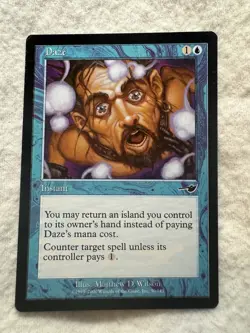 MTG - Daze - NM+ / Never Played - Nemesis #30 - Common - English - Regular - Image 1