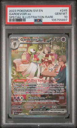 Gardevoir EX 245 Special Illustration Rare Pokemon PSA 10 - Image 1