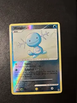 Wooper Lv.11 118/132 Reverse Holo Secret Wonders Pokemon - Image 1