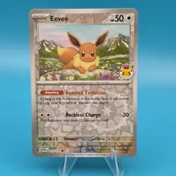Pokemon Eevee 074/131 Sv: Prismatic Evolutions Reverse Holo - Image 1