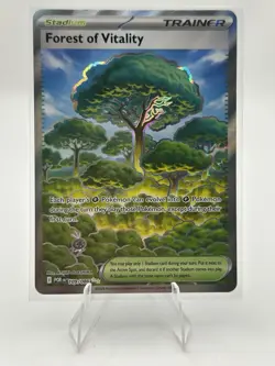 Pokemon TCG Forest of Vitality Trainer-Stadium 109/088 POR Holo Full Art - Image 1