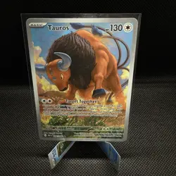 Tauros 096/086 Illustration Rare Holo Chaos Rising Pokemon Card NM - Image 2
