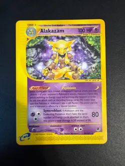 Alakazam 33/165 - Expedition Non-Holo Rare Pokemon TCG LP - Image 1