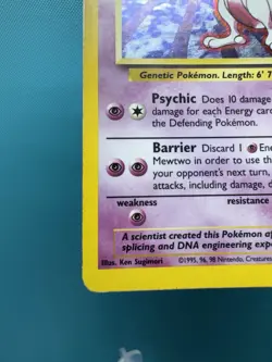 Mewtwo 10/102 Base Set Holo Rare Unlimited English WotC - Image 4