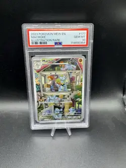 PSA 10 Machoke 177/165 Scarlet & Violet 151 2023 Pokemon - Image 1