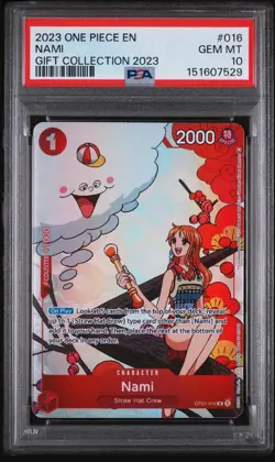 PSA 10 NAMI 016 OP01-016 2023 ONE PIECE GIFT COLLECTION 2023 - Image 1