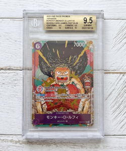BGS 9.5 One Piece Monkey.D.Luffy BANDAI Card Games Fest 25-26 OP07-073 Japanese - Image 1