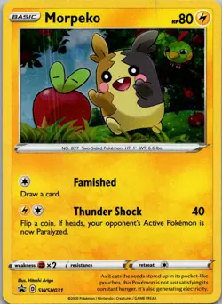 Morpeko - Holo Promo SWSH: Sword & Shield Promo Cards SWSH031 LP - Image 1