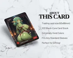 Goblin (1/1) Waifu Token | Handmade Borderless Designed Art Card - Image 4