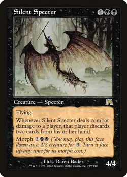 Silent Specter 1x MtG Onslaught ONS SP/NM - Image 1