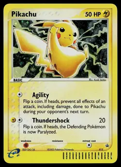 Pokemon Card - Pikachu Nintendo Black Star Promos 012 Promo - Image 1