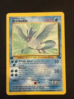 ARTIKODIN (Articuno) 17/62 - First edition- FOSSIL - Pokemon French non holo LP - Image 1