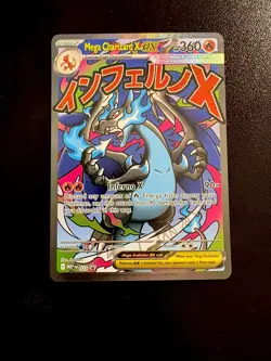 Pokemon Mega Charizard X EX Mega Evolution Promo Full Art Holo 023 - Image 1