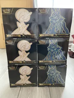 Pokemon Center Mega Evolution Gardevoir & Lucario ETB Elite Trainer Box Sealed - Image 1