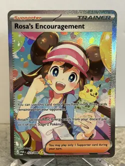 Rosa's Encouragement Full Art Special Illustration Rare 123/088 Pokemon - Image 1