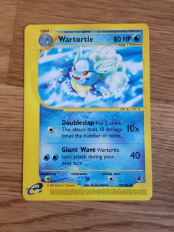 Pokemon TCG Wartortle 092/165 Expedition Base Set Regular NM - Image 1