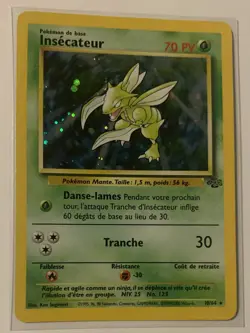 Pokemon Scyther Jungle 10/64 HOLO | FRENCH Edition | 1999 LP 1999 - Image 1