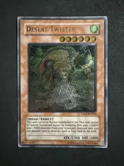 yugioh Desert Twister TAEV-EN034 Ultimate Rare Unl Edition Near Mint - Image 1