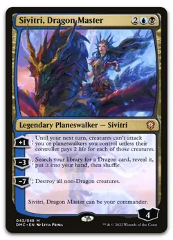 Sivitri, Dragon Master #43 (NM) Dominaria United DMC Magic MTG - Image 1