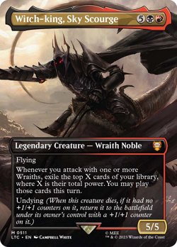 Witch-king, Sky Scourge (Borderless) #511 (Foil) NM Lord of the Rings Magic MTG - Image 1