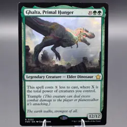 Ghalta, Primal Hunger Normal 222 FDN Foundations NM MTG - Image 1