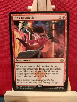 Pia's Revolution - Aether Revolt - Rare - NM/LP - MTG - Image 1