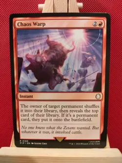 Chaos Warp - Fallout (Universes Beyond) - Rare - NM - MTG - Image 1