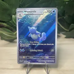 Wartortle 171/165 Illustration Rare English 151 Pokemon Card NM (2) - Image 1