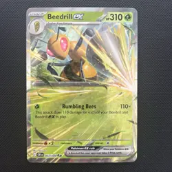 Beedrill ex 003/086 - Pokemon TCG Double Rare Card - Chaos Rising - Image 2