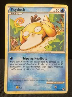 Psyduck - 74/102 - HGSS Triumphant Pokemon TCG NM - Image 1