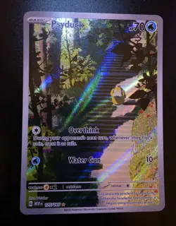 Pokemon TCG Psyduck 175/165 SV 151 Illustration Rare Holo Eng - Image 1