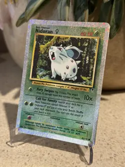 Nidoran 82/110 Legendary Collection Reverse Holo Pokemon LP - Image 2